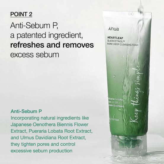 ANUA Heartleaf Pore Deep Cleansing Foam