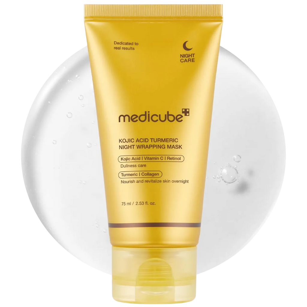 Medicube Kojic Acid Turmeric Night Wrapping Mask – Brighten & Revitalize Overnight