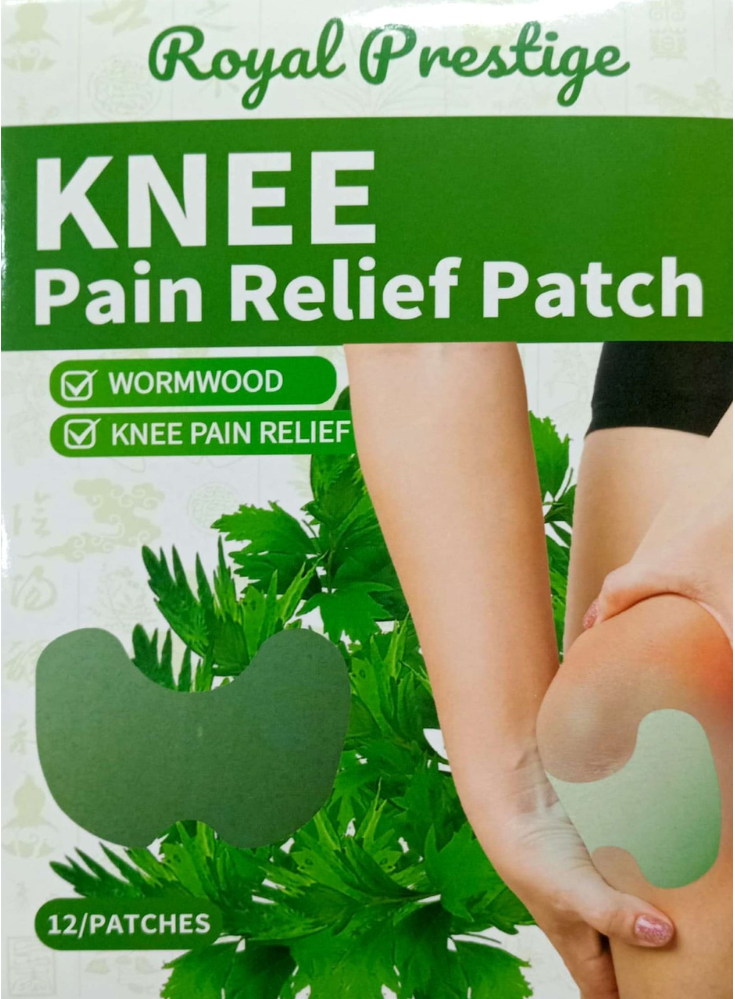Royal Prestige Knee Pain Relief Patches - 12 Knee Patches for Pain Relief