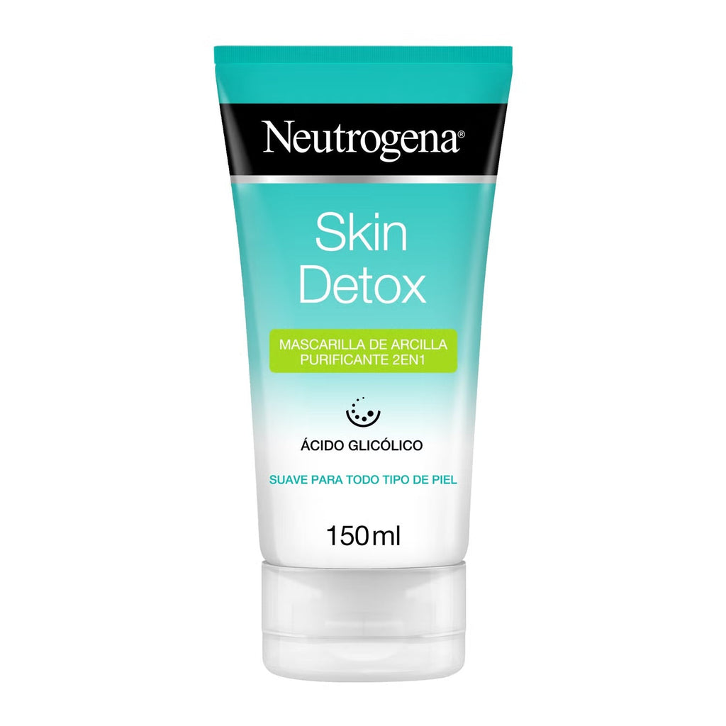 Neutrogena Skin Detox Clarifying Clay Wash Mask – Purify, Detoxify & Reveal Radiant Skin