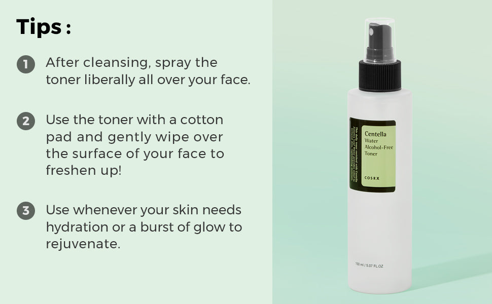 COSRX Centella water alcohol-free toner 150 ml