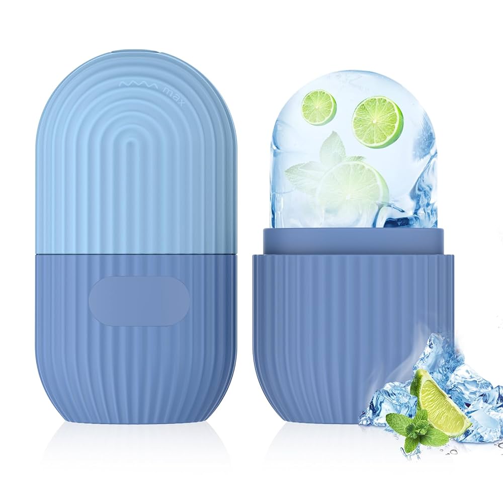 Reusable Ice Roller for Face & Skin Care – Reduces Puffiness and Pores