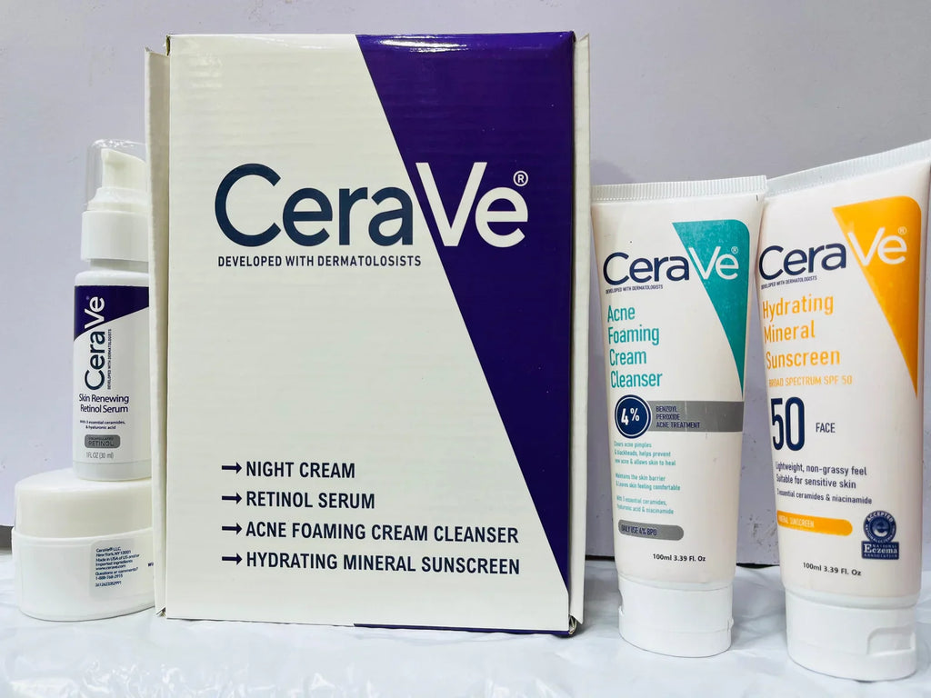 CeraVe 4-in-1 Glow Kit – Cleanse, Hydrate, Repair & Radiate ✨