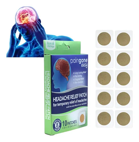 Royal Prestige PainGone Easy Headache Relief Patches - 10 Patches