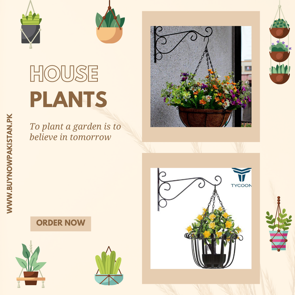 Iron Garden Wall Hanging Stand - Buynowpakistan