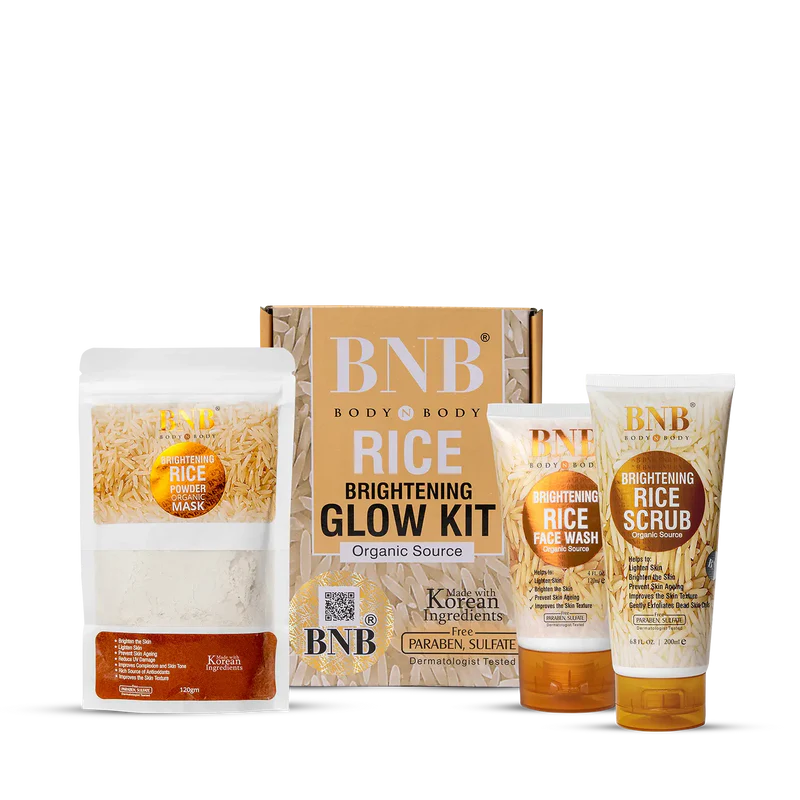 Rice Extract Facial Kit For Bright & Glowing Skin