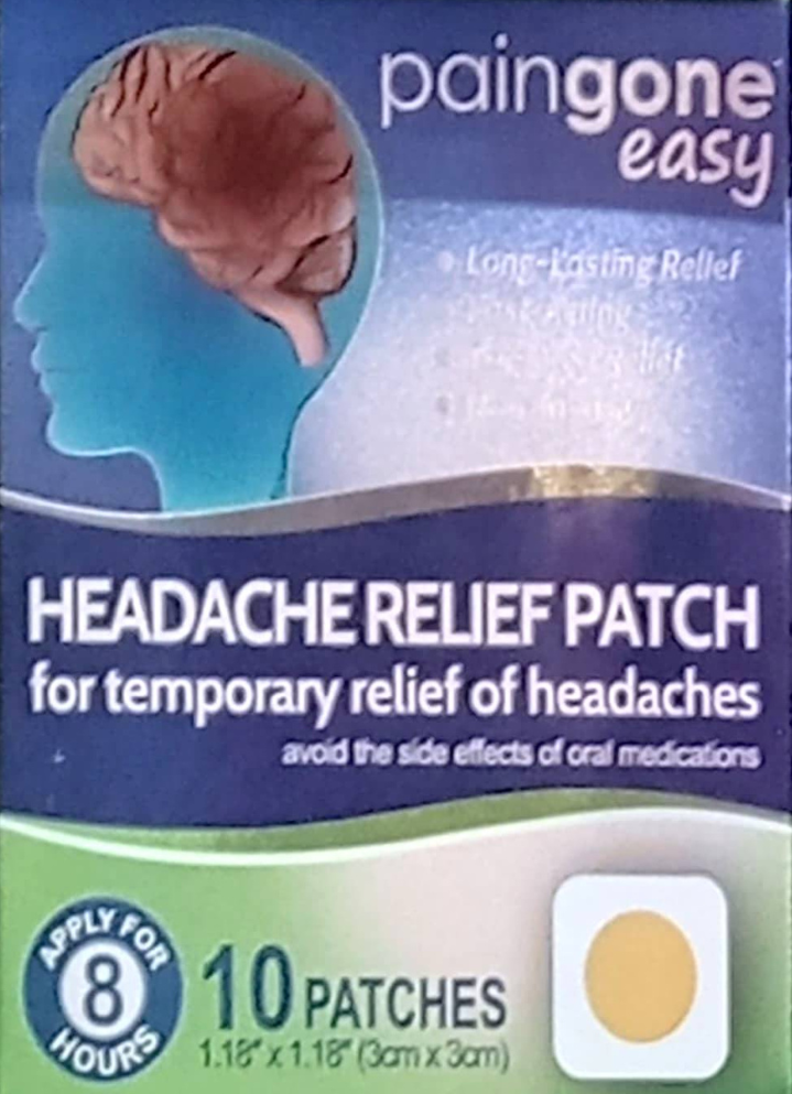 Royal Prestige PainGone Easy Headache Relief Patches - 10 Patches
