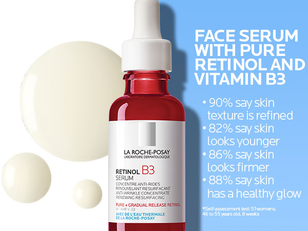 LA Roche-Posey Pure Retinol Face Serum with Vitamin B3 - Buynowpakistan