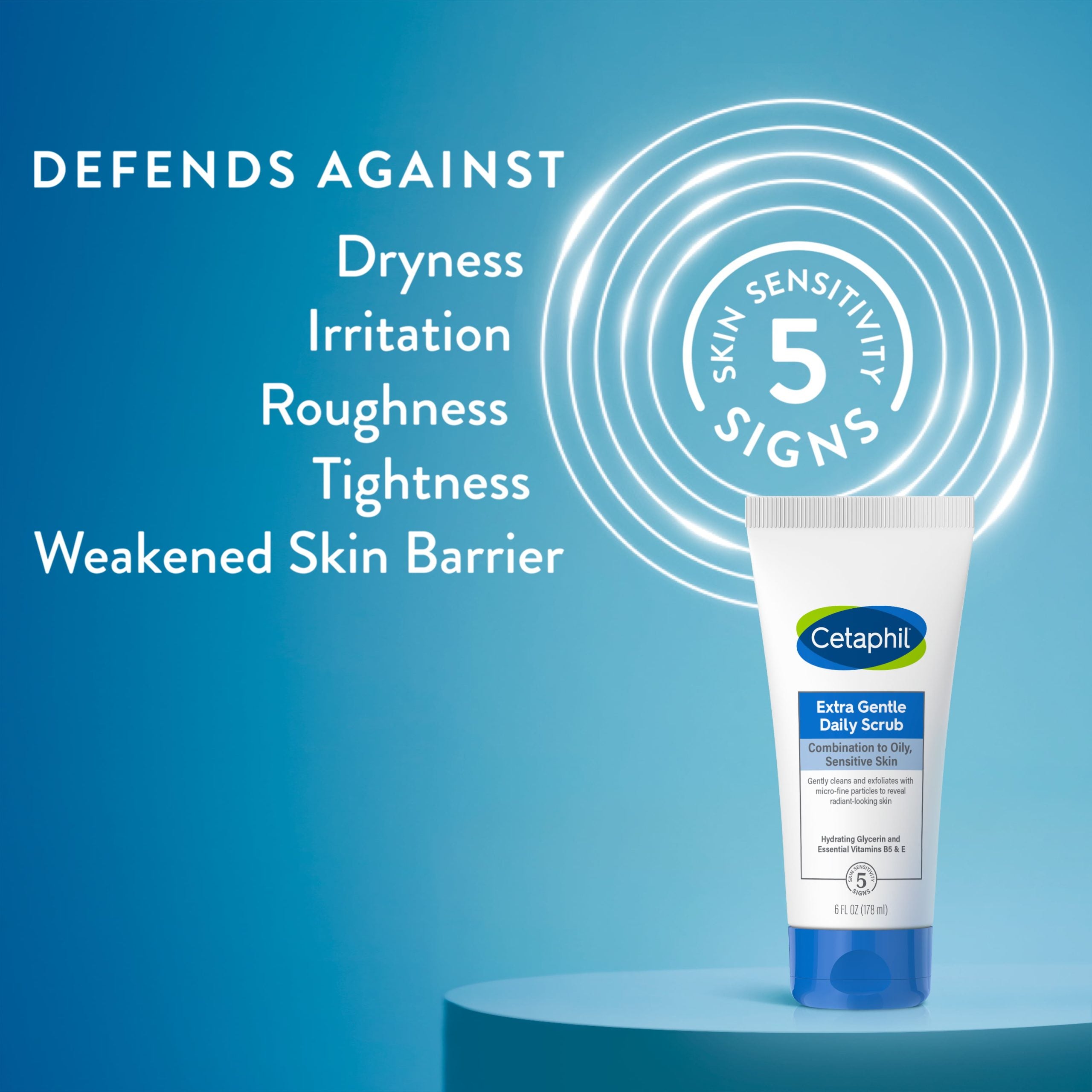 cetaphil extra gentle daily scrub combination to oily sensitive skin