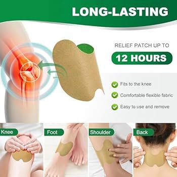 Royal Prestige Knee Pain Relief Patches - 12 Knee Patches for Pain Relief