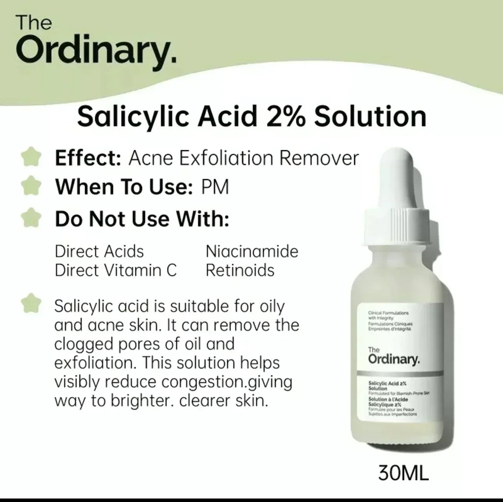 The Ordinary Salicylic acid 2% solution