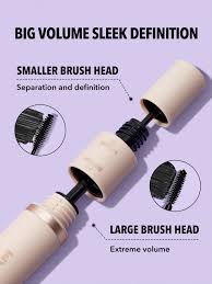 Sheglam 2-in-1 Volumizing & Lengthening Mascara (White) – Double the Drama, Double the Impact