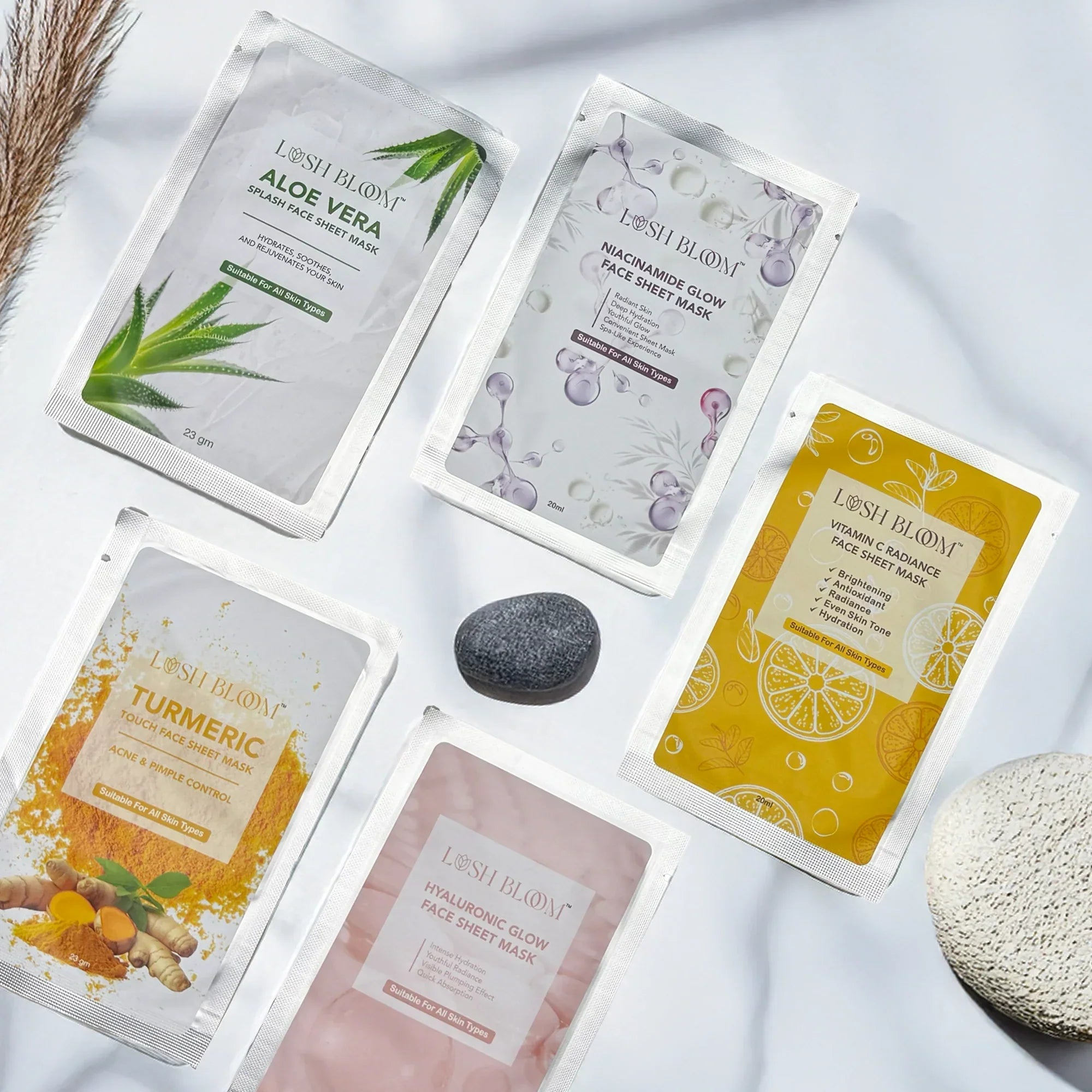 Sheet Mask Variety Pack – Hydrate, Brighten &amp; Revive Your Skin