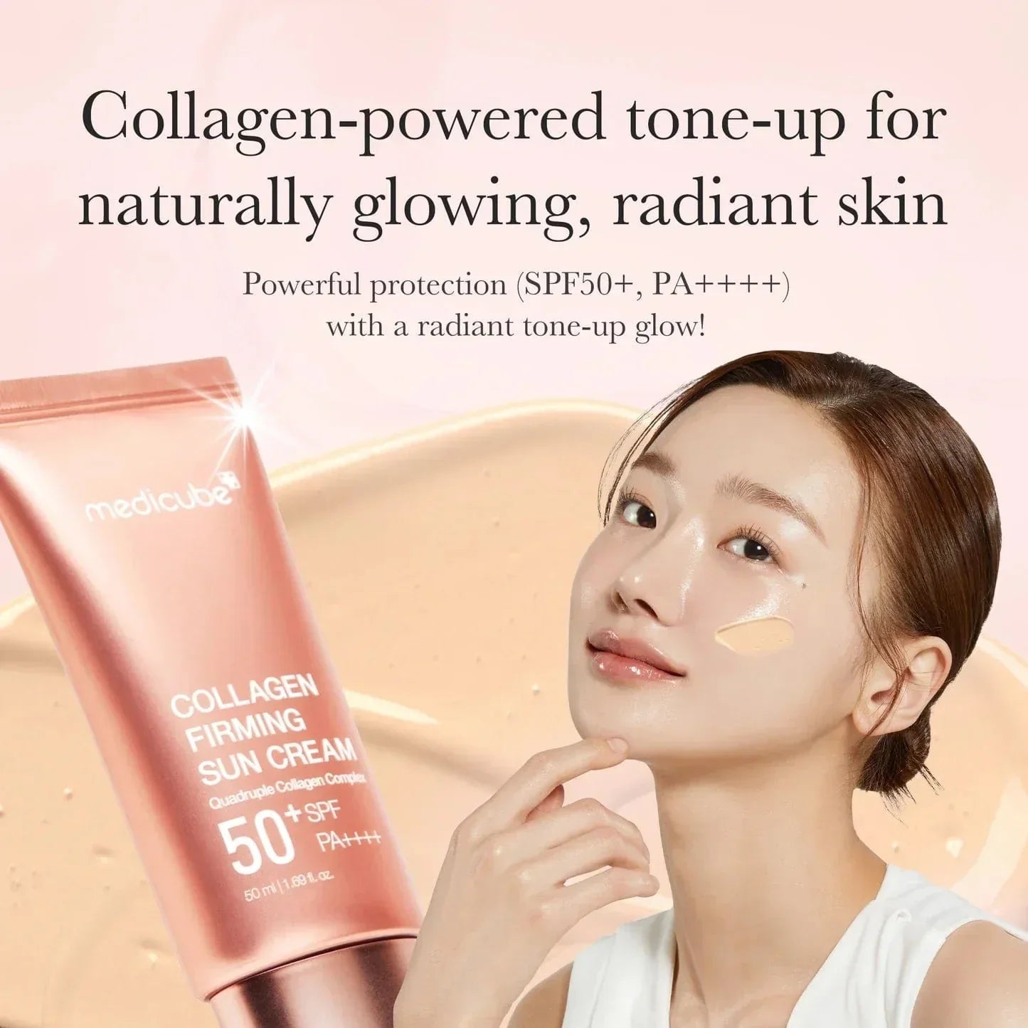 Medicube Collagen Firming Sun Cream – Sun Protection with Anti-Aging Care