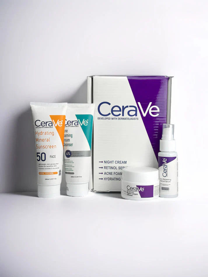 CeraVe 4-in-1 Glow Kit – Cleanse, Hydrate, Repair & Radiate ✨